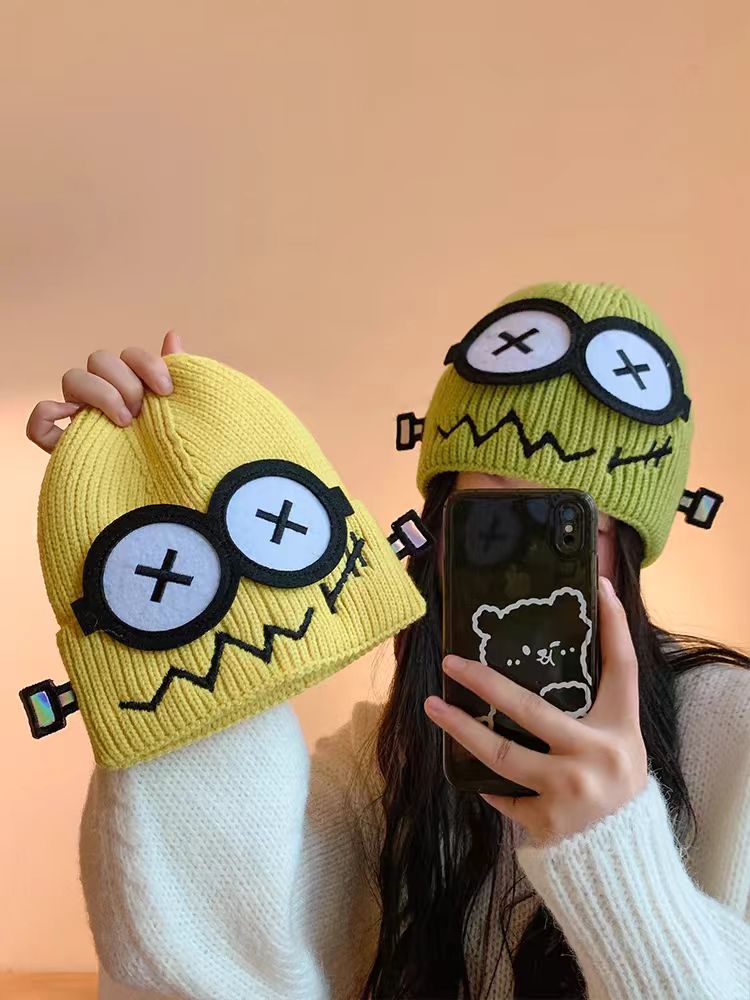 【小物】カートゥーンニット帽子G23561