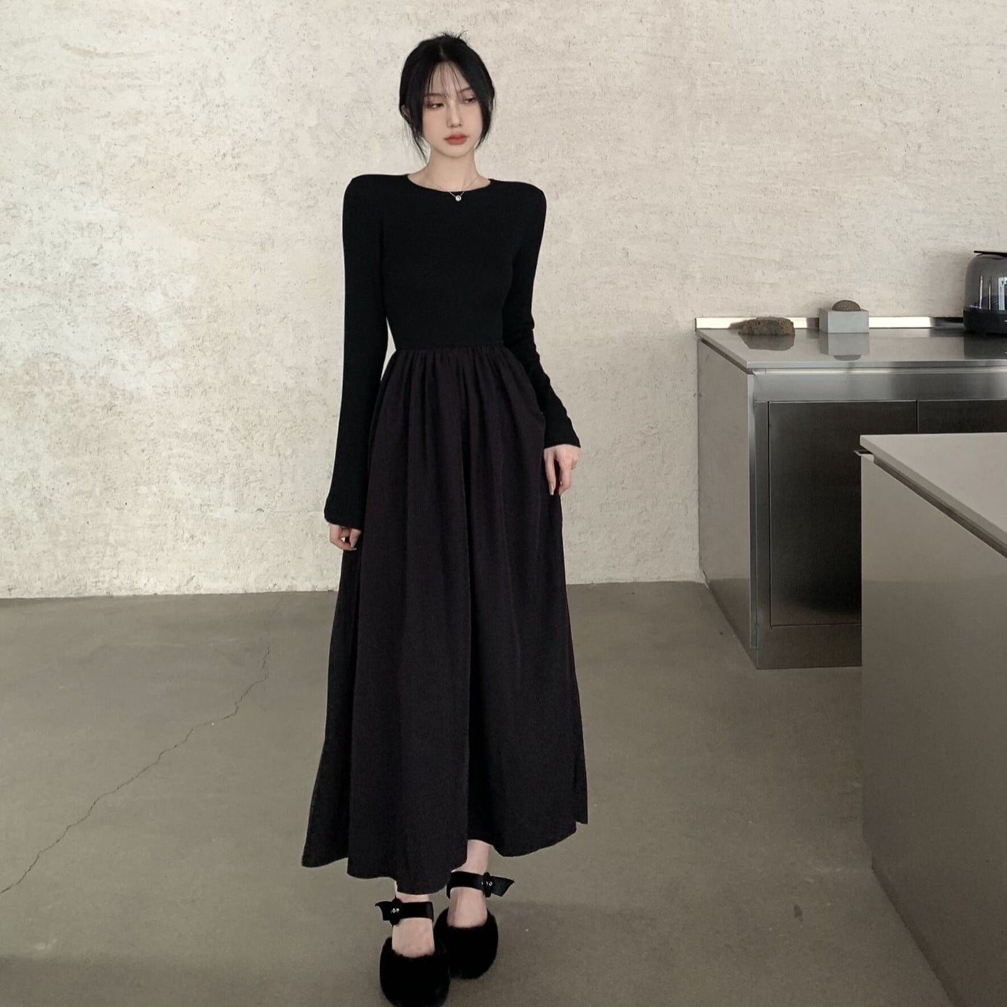 【dress】バックオーポンワンピース　M29711