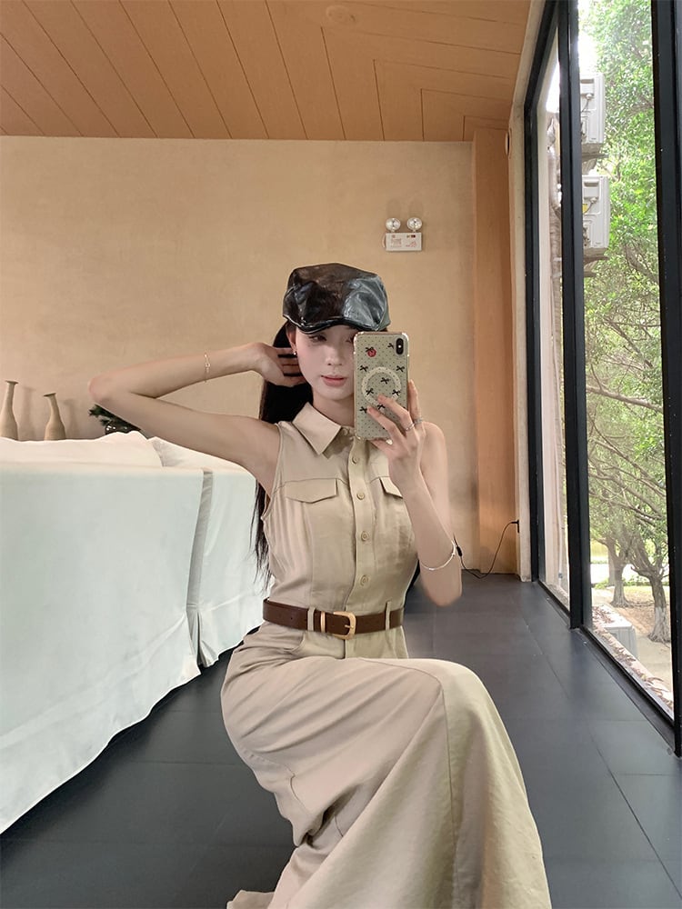 【dress】ノースリーブワンピース　M24825