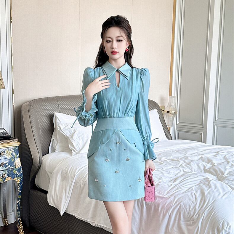 【dress】ドッキングデートワンピース　M27203