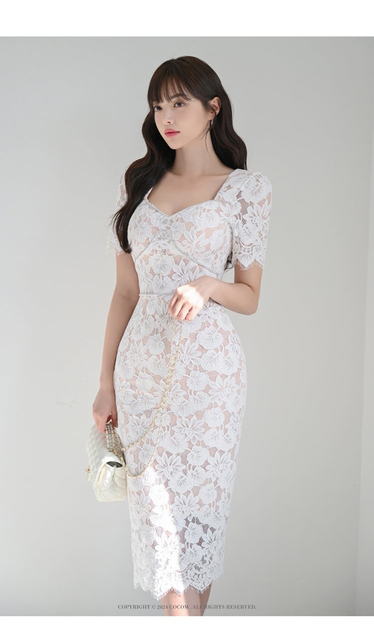 【dress】レースワンピース　M23952
