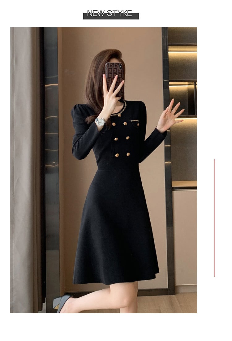 【dress】ニットワンピース　M25486