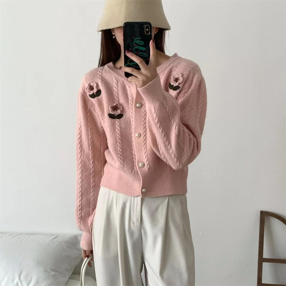 【outer】ニットカーデ　M25975