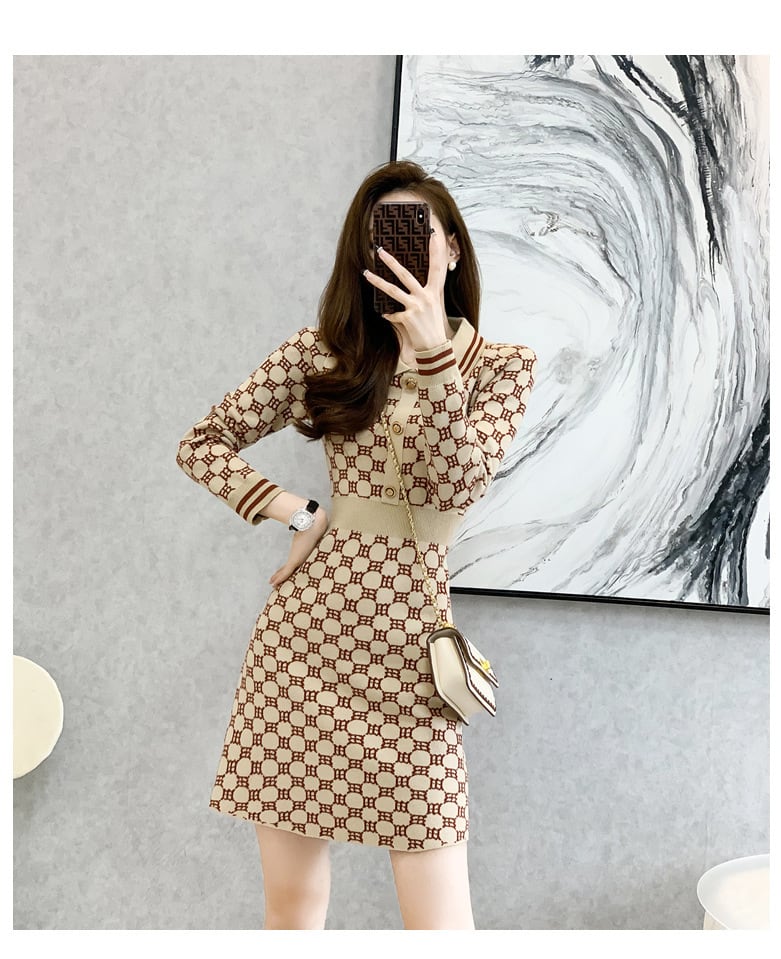 【dress】ニットワンピース　M25460