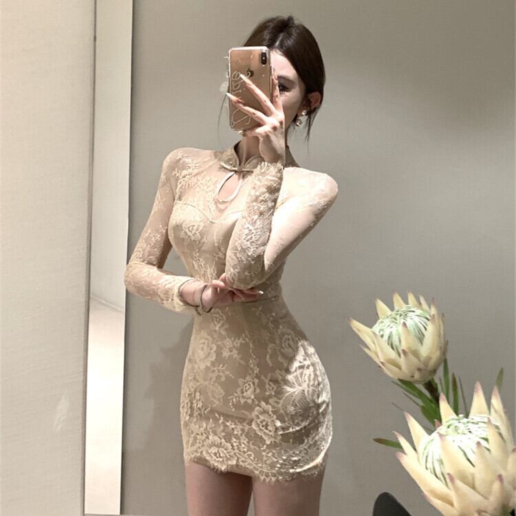 【dress】レースデートワンピース　M28106