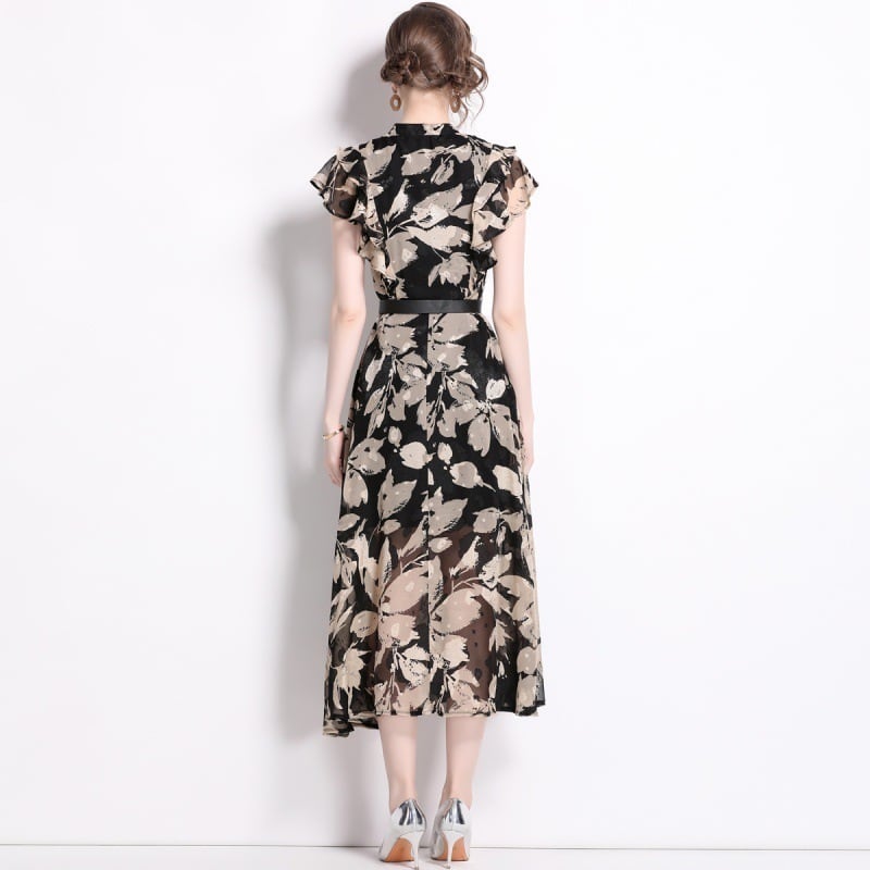 【dress】プリントワンピース　M25063