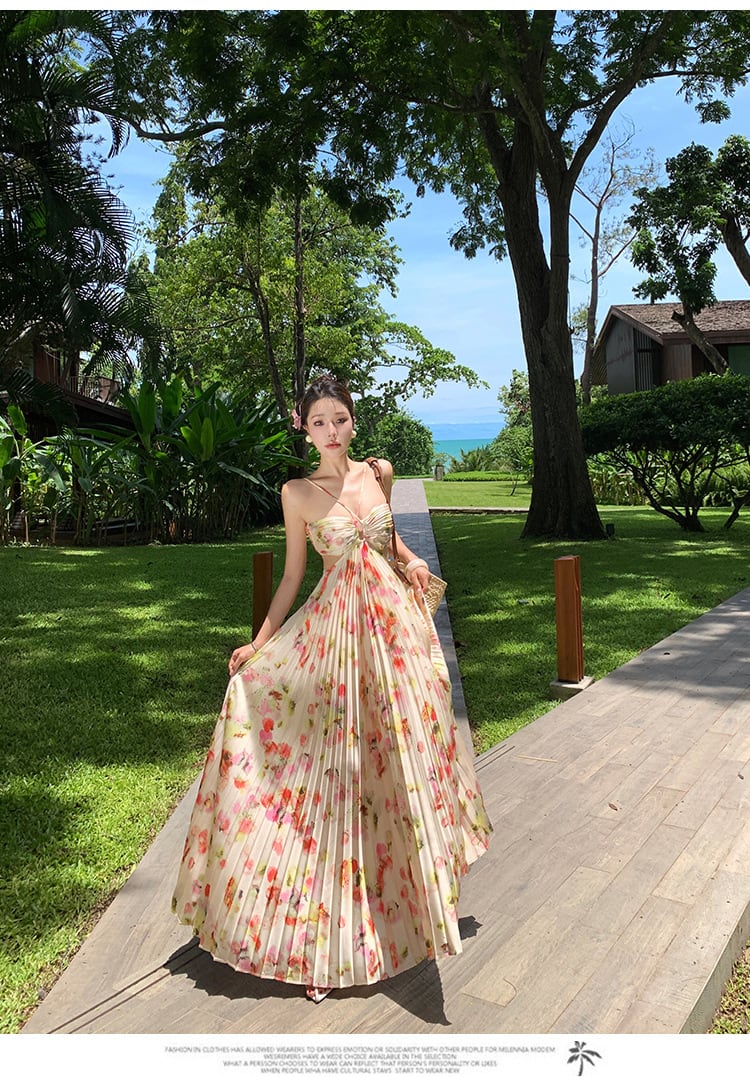 【dress】プリントワンピース　M25076