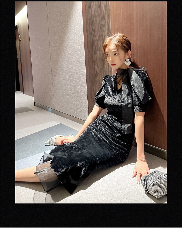 【dress】マーメイドワンピース　M24813