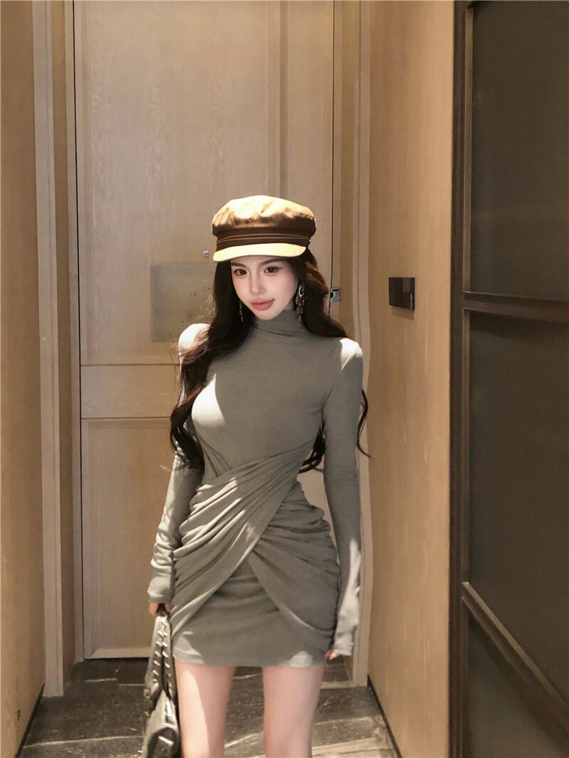 【dress】クロス切り替えワンピース　M28381