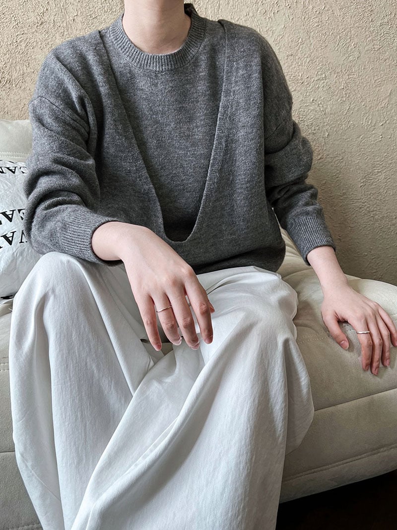 【tops】ニットアンサンブル　N2877