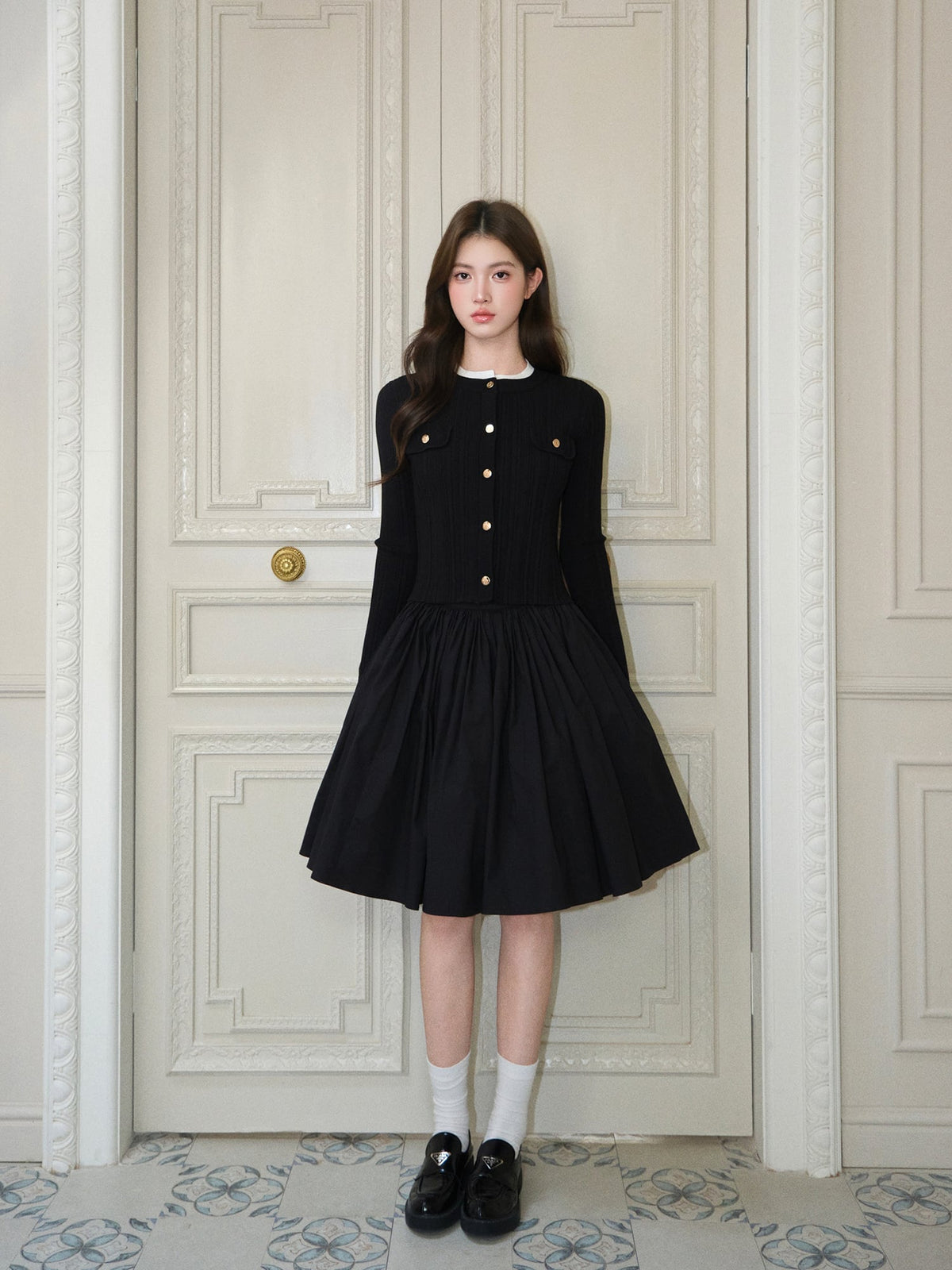【outer】ニットカーディガン　N3436
