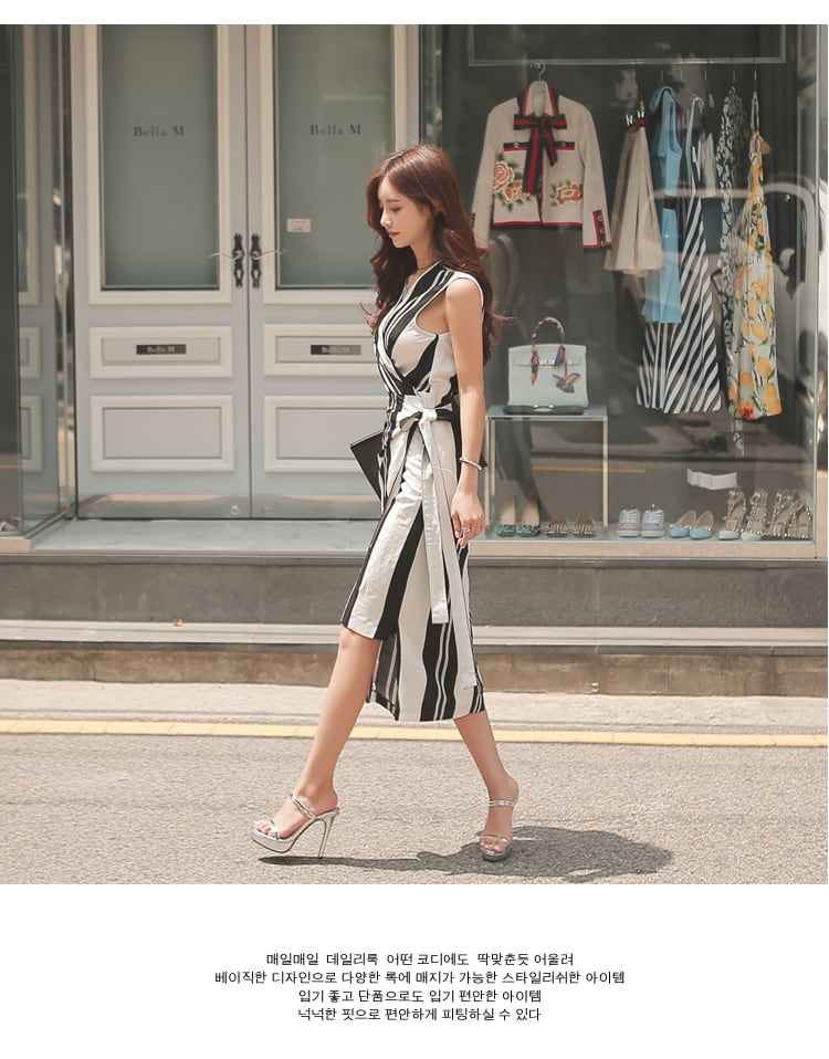【dress】ノースリーブワンピース　M25249