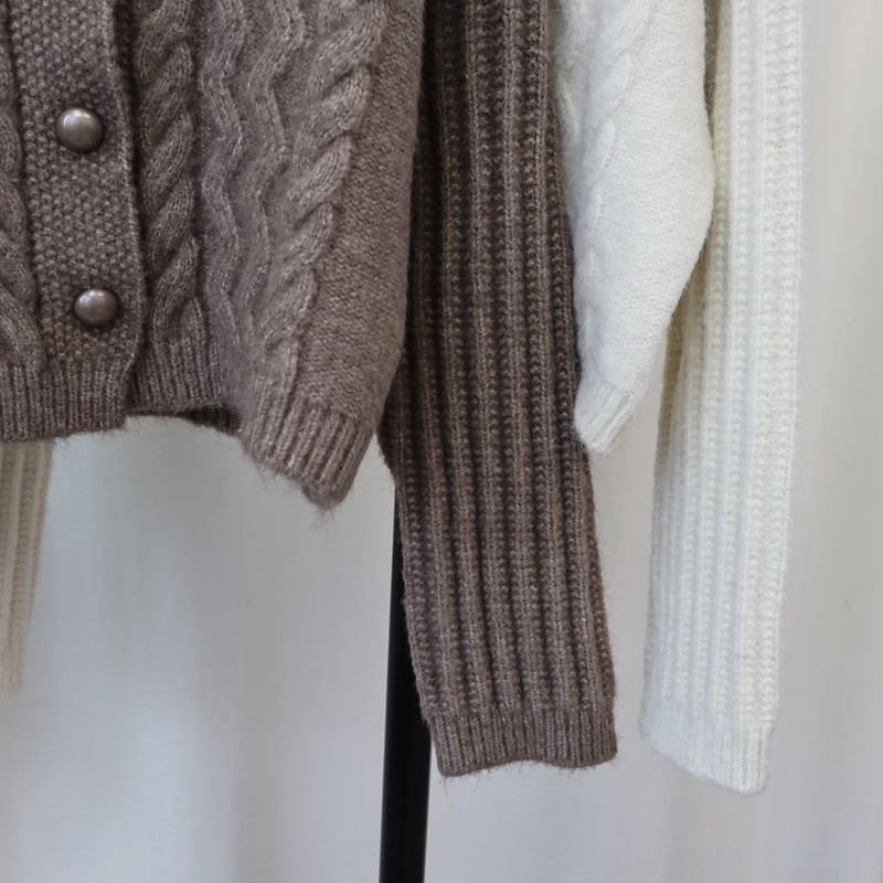 【outer】ニットカーデ　M28630