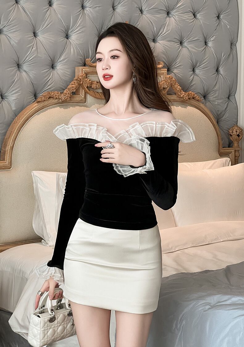 【tops】ギャザーオフショルトップス　N2960