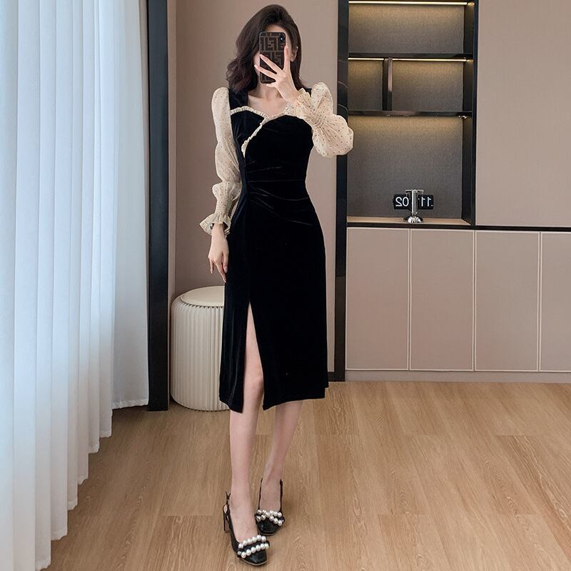 【dress】ドッキングワンピース　M19050