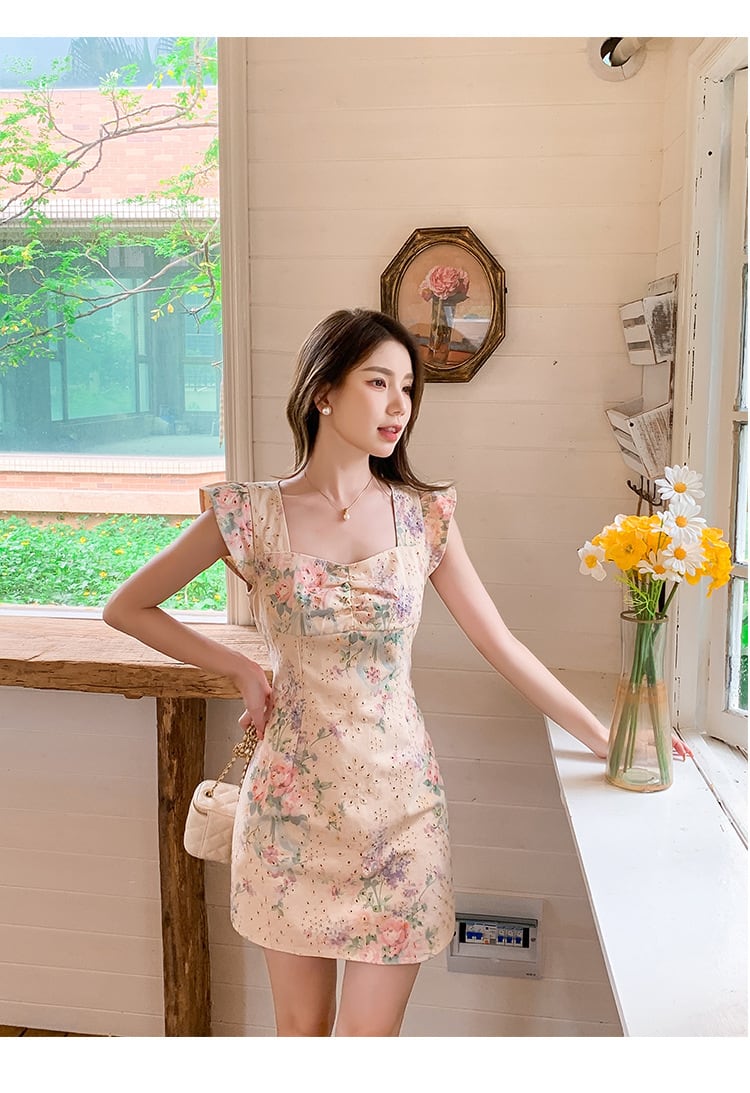 【dress】プリントワンピース　M23953