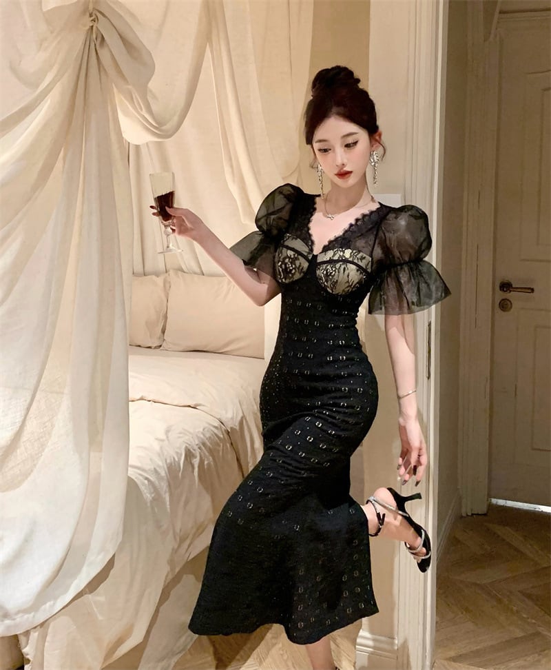 【dress】マーメイドワンピース　M24588