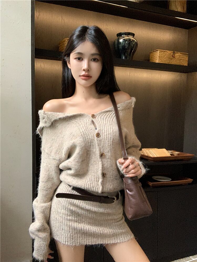 【dress】ニットワンピース　M28335