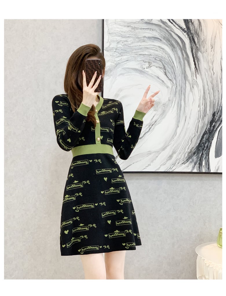 【dress】ニットワンピース　M25511