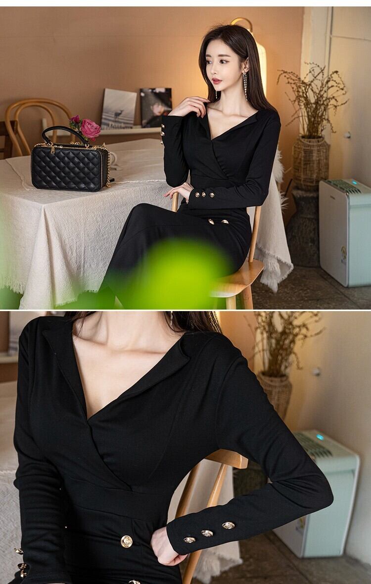 【dress】マーメイドワンピース　M18983