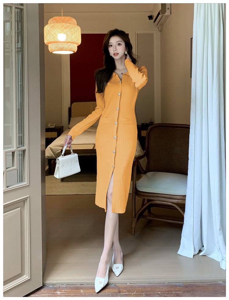 【dress】ニットワンピース　M25802