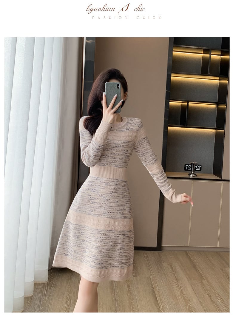 【dress】ニットワンピース　M25484