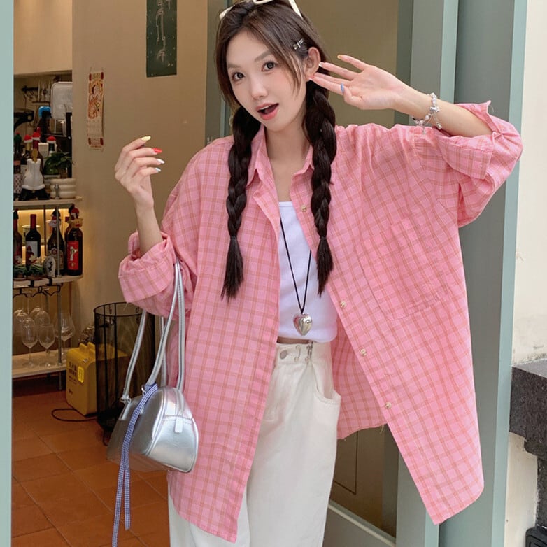 【tops】紫外線対策シャツトップス　M24236