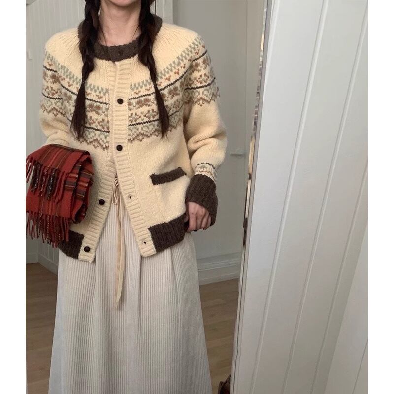 【outer】ニットカーデ　M28814