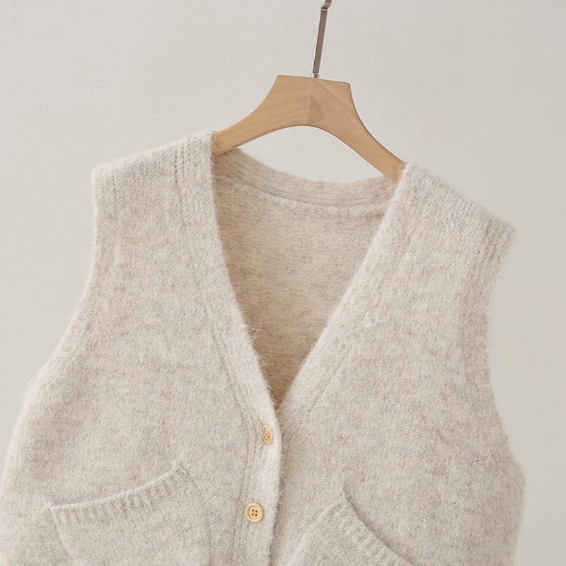 【tops】ニットベスト　M25582