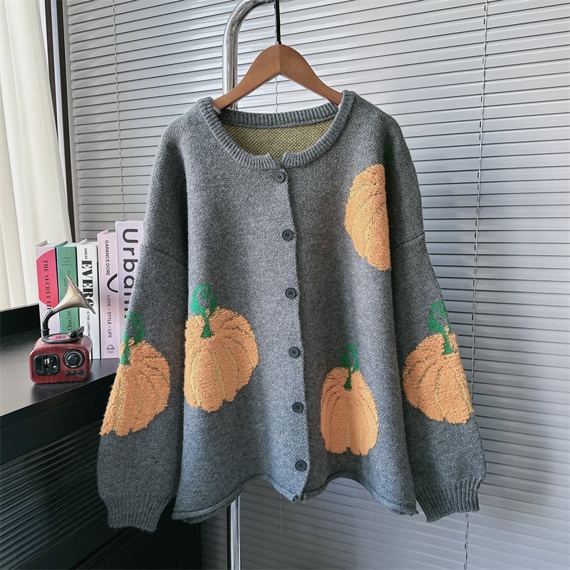 【outer】クルーネックニットカーデ　M27784
