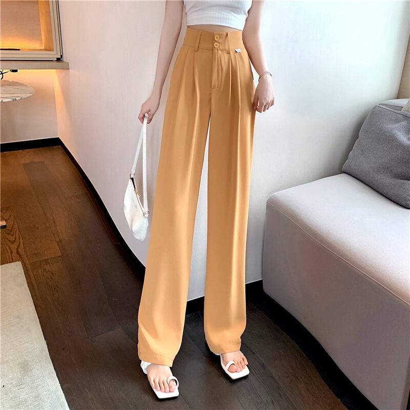 【bottoms】合わせやすいルーズハイウエストガウチョパンツ3色