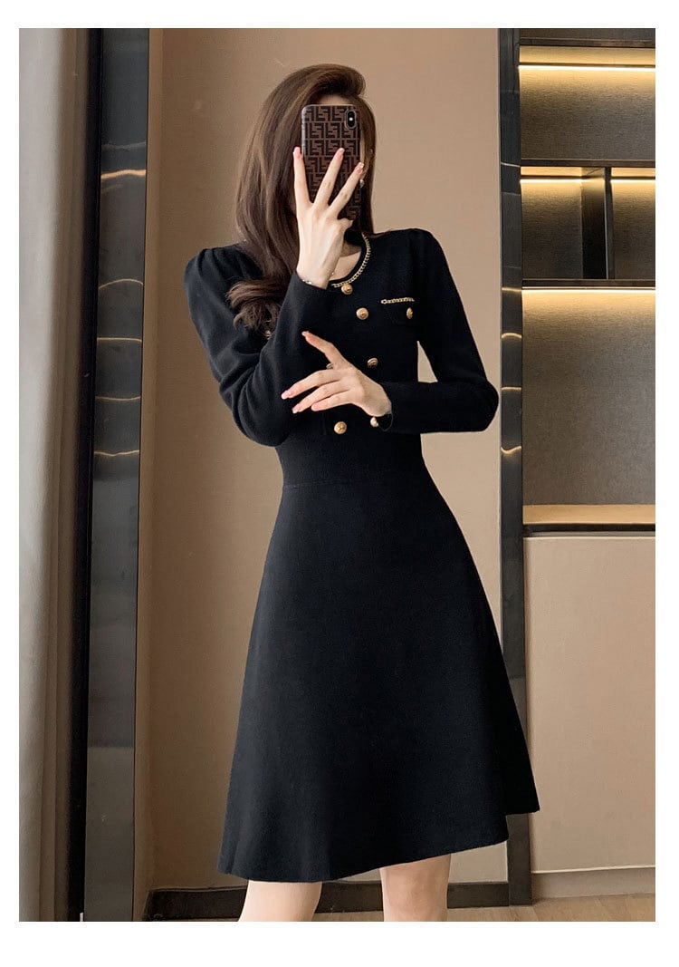 【dress】ニットワンピース　M25486