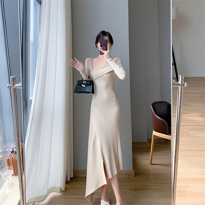 【dress】ニットワンピース　M18561