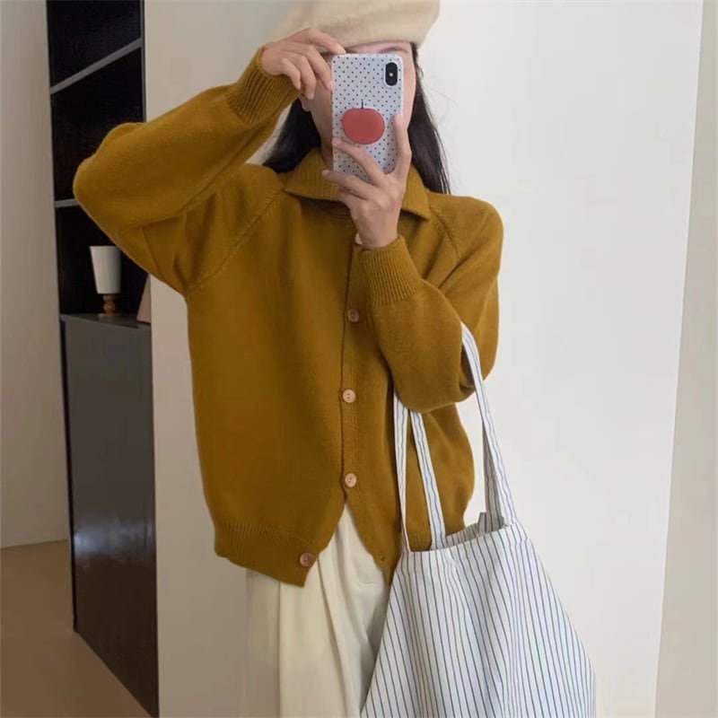 【outer】ニットカーデ　M25611
