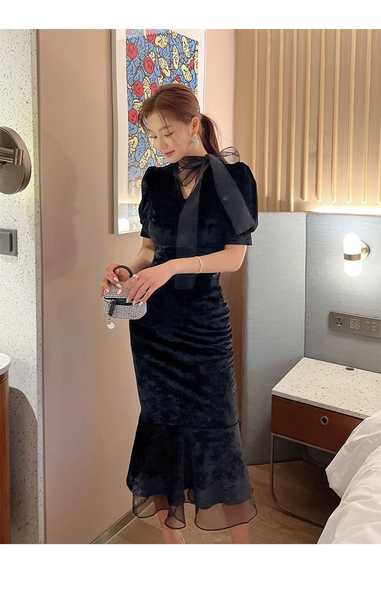 【dress】マーメイドワンピース　M24813
