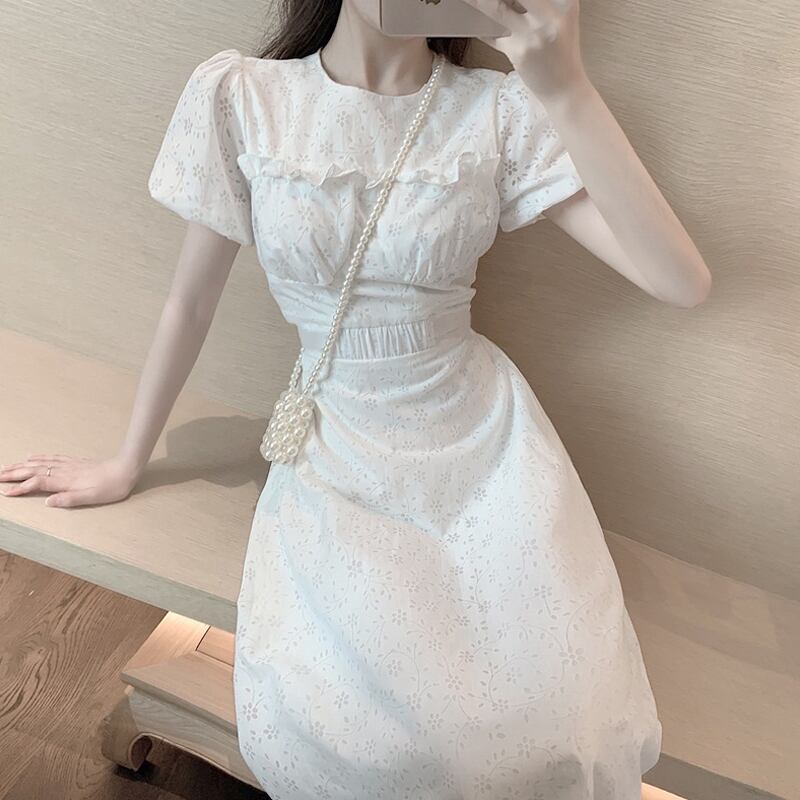 【dress】魅力的 気質満点清新スウィートシンプル淑女ワンピースF0016