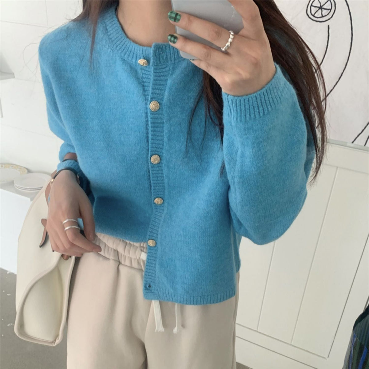 【outer】ニットカーデ　M27233
