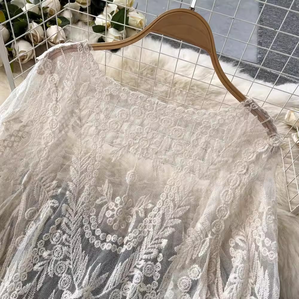 【set】カーディガン+フリンジキャミソール+ショートパンツ3点セットF7520