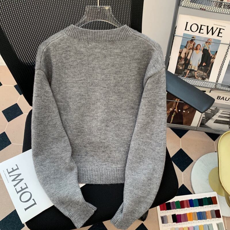 【outer】カートゥーンニットカーデ　M29134