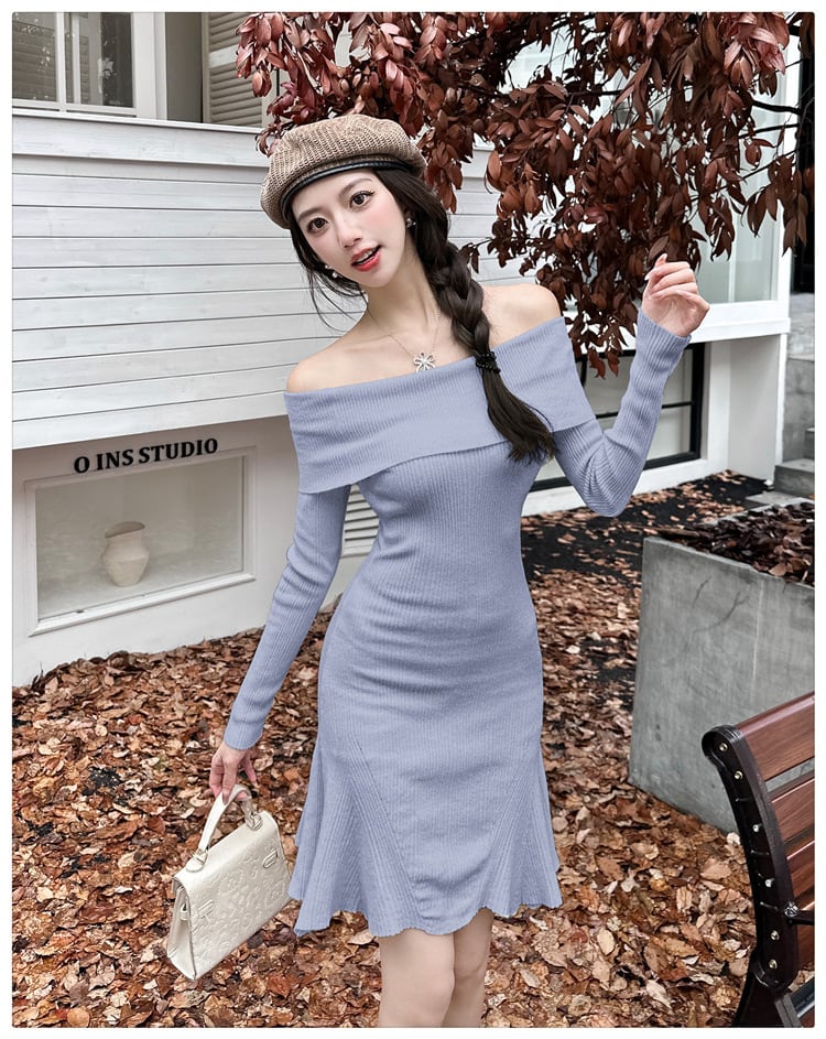 【dress】ニットワンピース　M26035