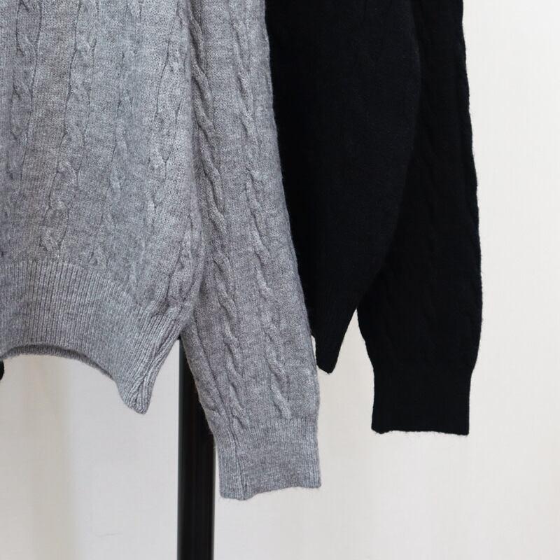 【tops】ファスナーニットセーター　M26849