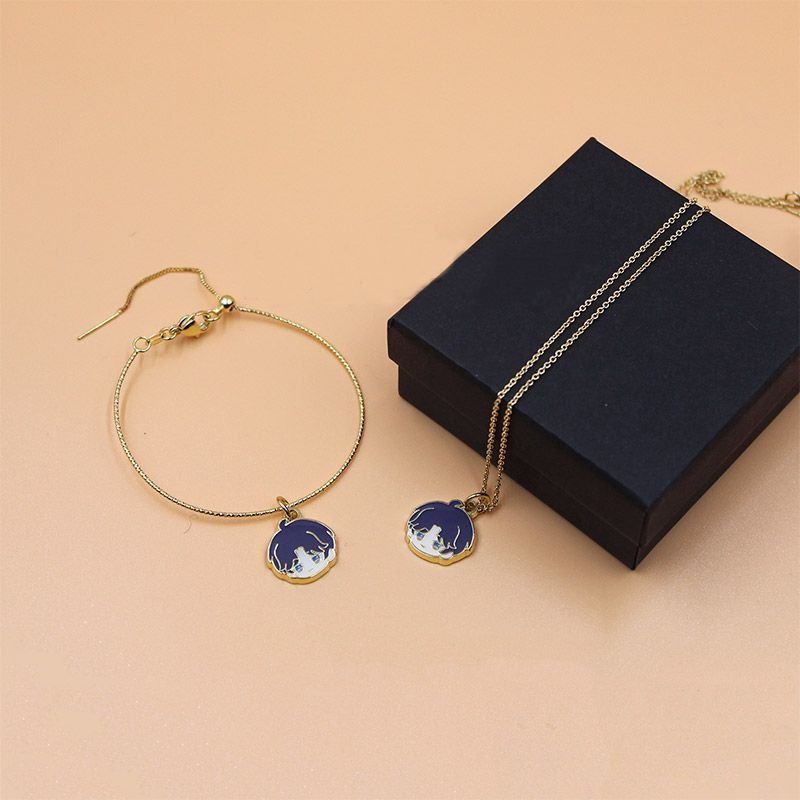 【GOODS】恋と深空 金属 ネックレス ブレスレット Q2535