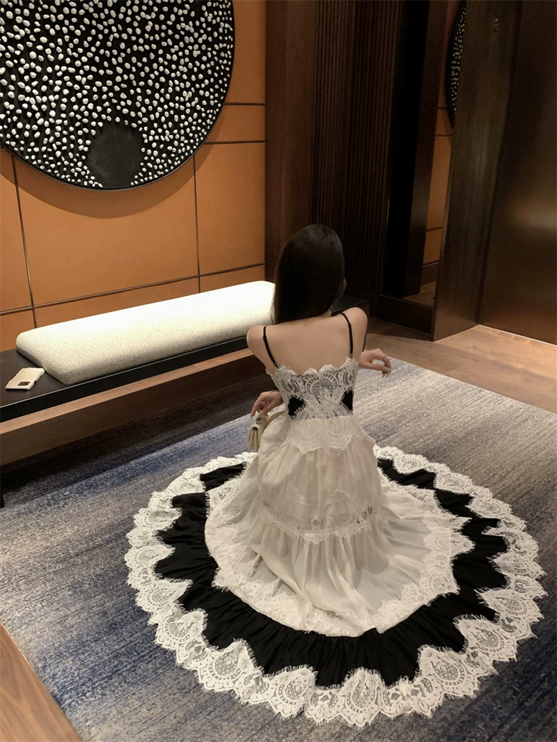 【dress】レースドッキングキャミワンピース　M31993