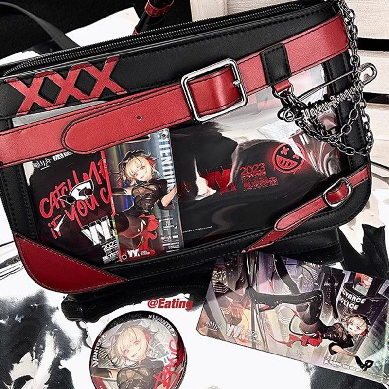 【GOODS】痛バック チェーン ショルダーバッグ Ｑ2242