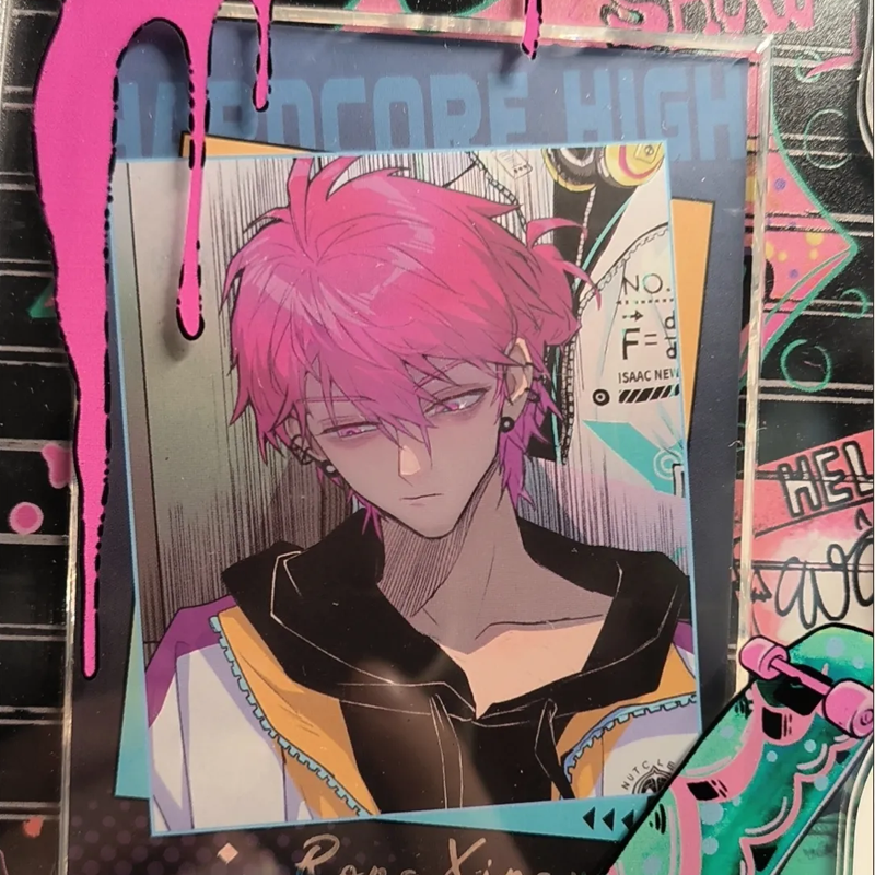 【GOODS】アクリル 落書き  B2サイズ カードケース カバー Q2508