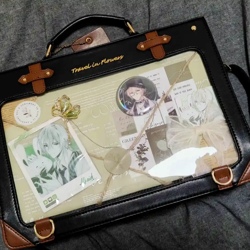 【GOODS】痛バッグ 学生 JK リュックサック 2way Q2491