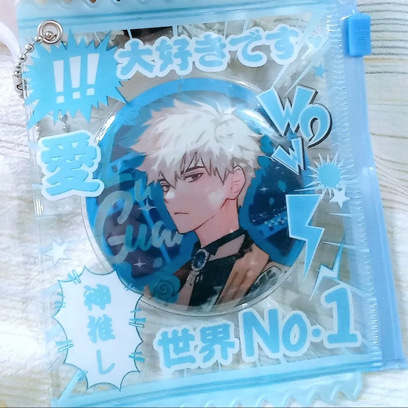 【GOODS】漫画風 PVC 58-75MM 缶バッジ ホルダー カバー Q2222