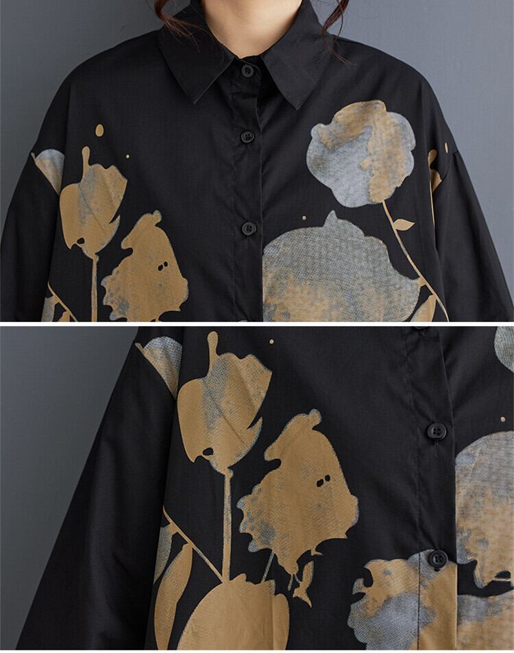 【dress】プリントカジュアルワンピース　M28452