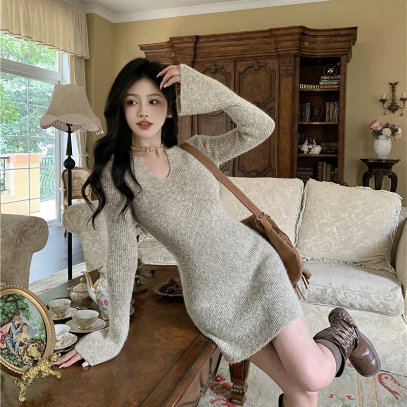 【dress】ニットワンピース　M27736