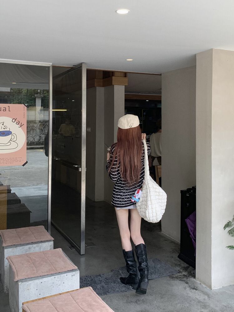 【tops】紫外線対策ニットトップス　M24280